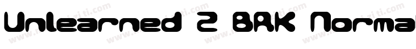 Unlearned 2 BRK Normal字体转换